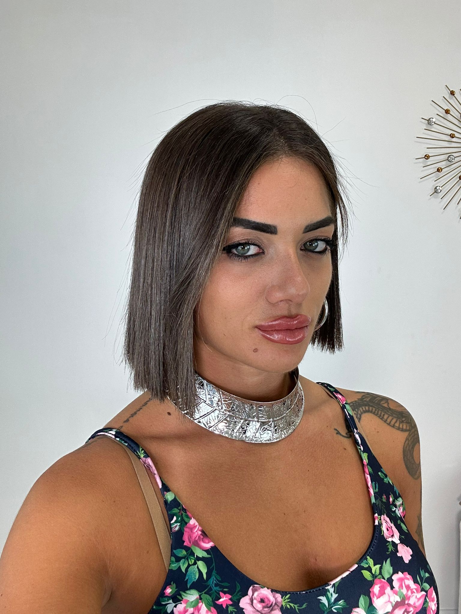 Collana collier rigido - Argento