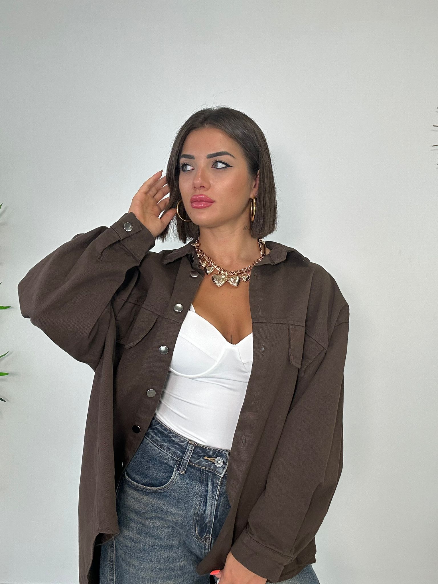 Giacca Over - Marrone