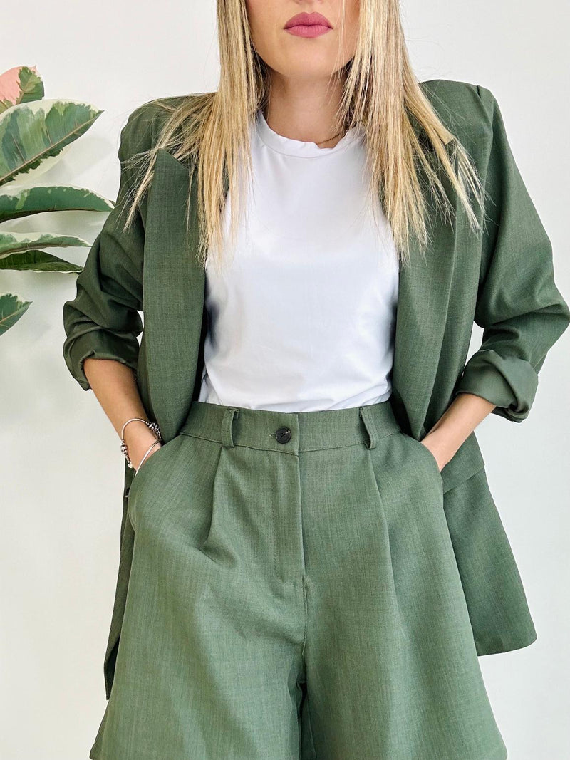 Coordinato Siviglia (Blazer + Pantaloncino) Verde