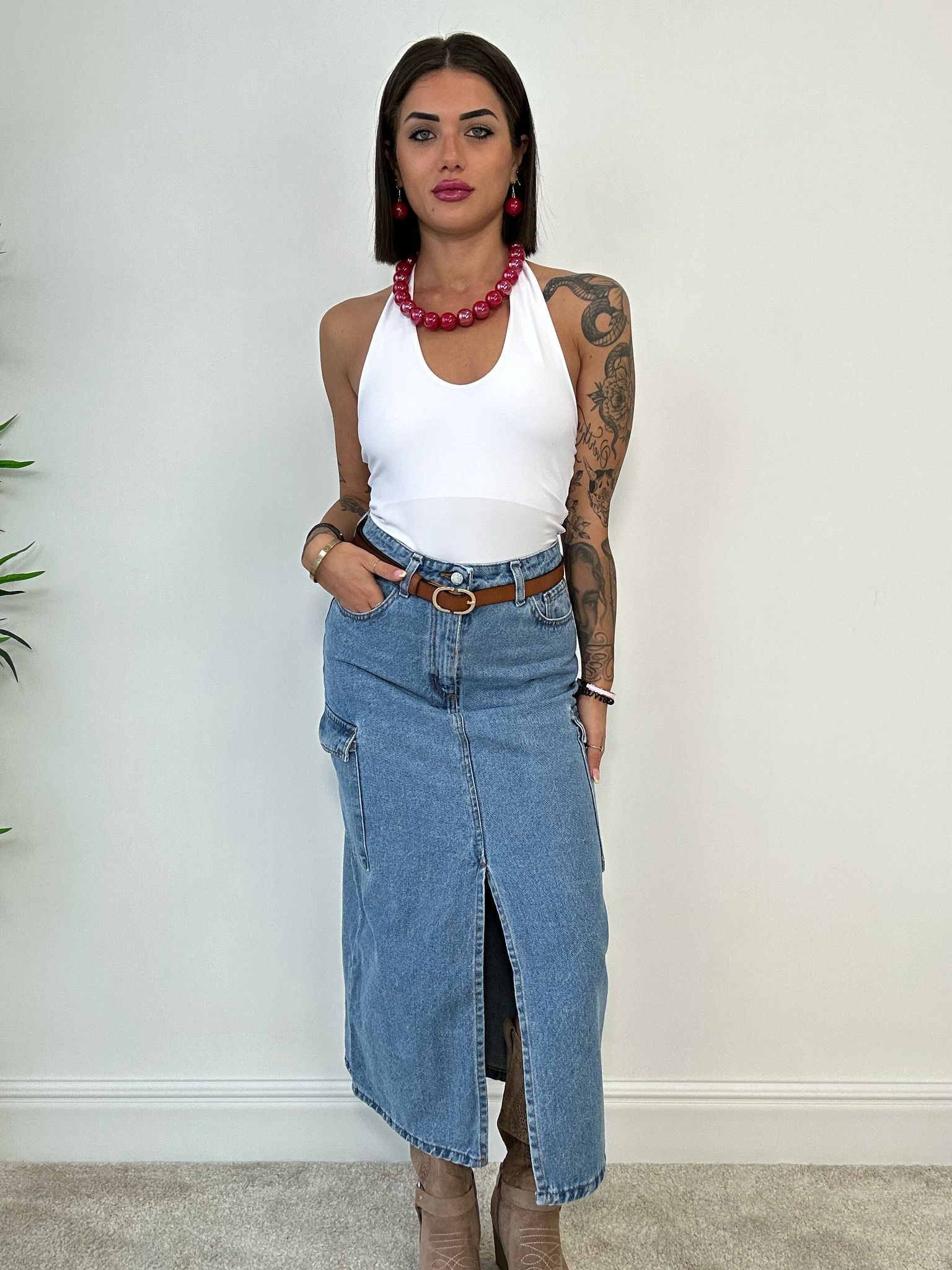 Jeansrock – Helle Waschung