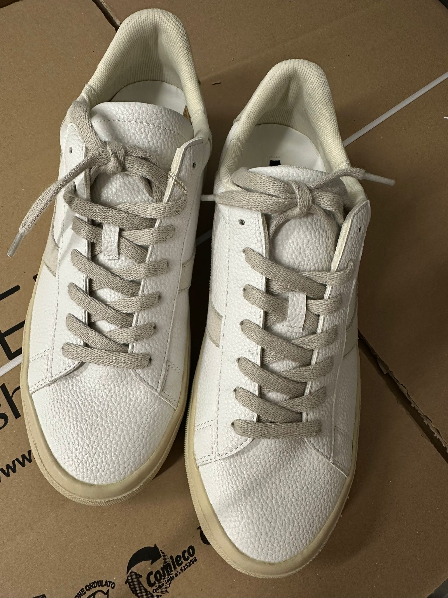 Sneakers Corina - Bianco e Beige