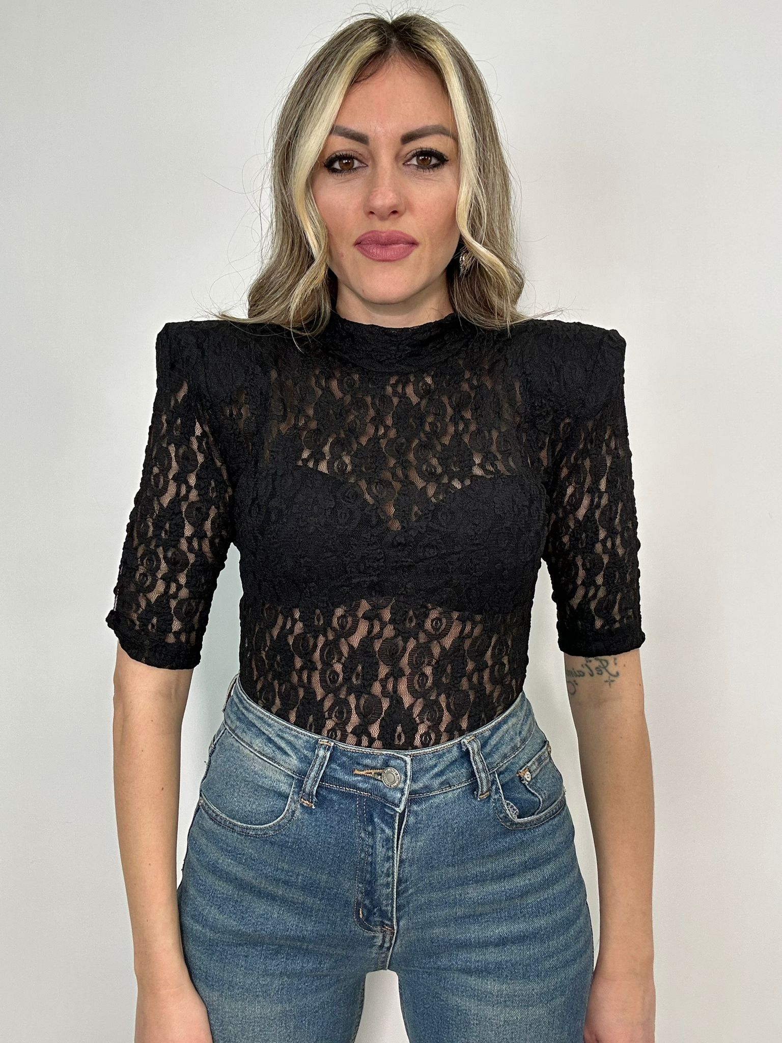 Body in pizzo 11948 - Nero*