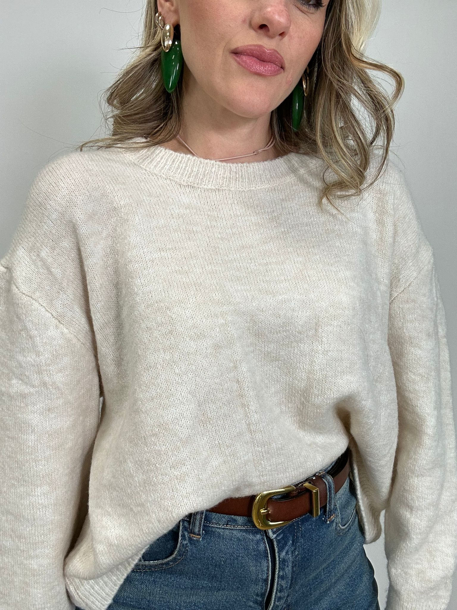 Pullover 0958 - Beige