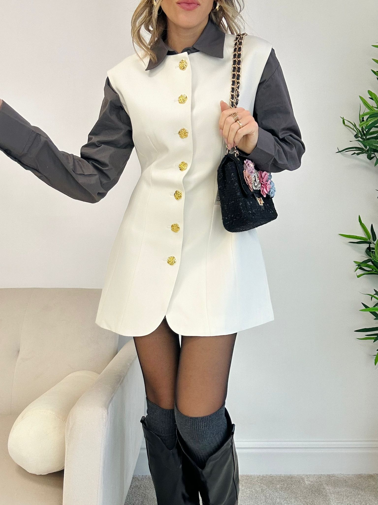 Robe Jasmin - Crème