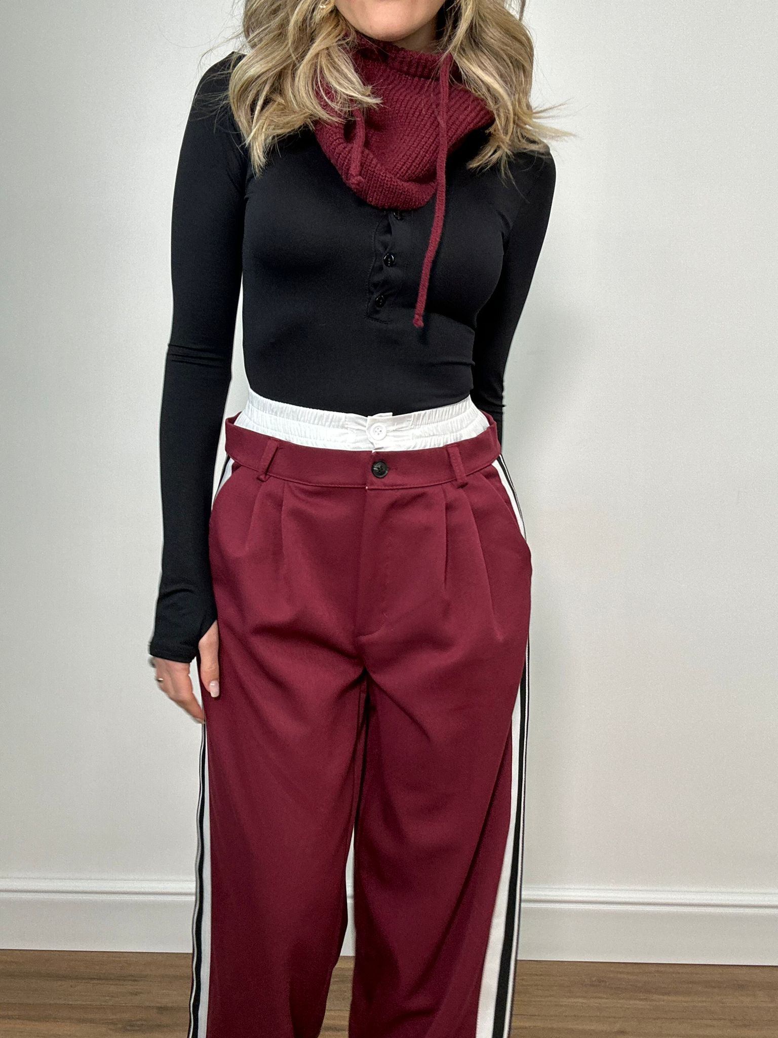 Pantalone 6081 -3 - Bordeaux