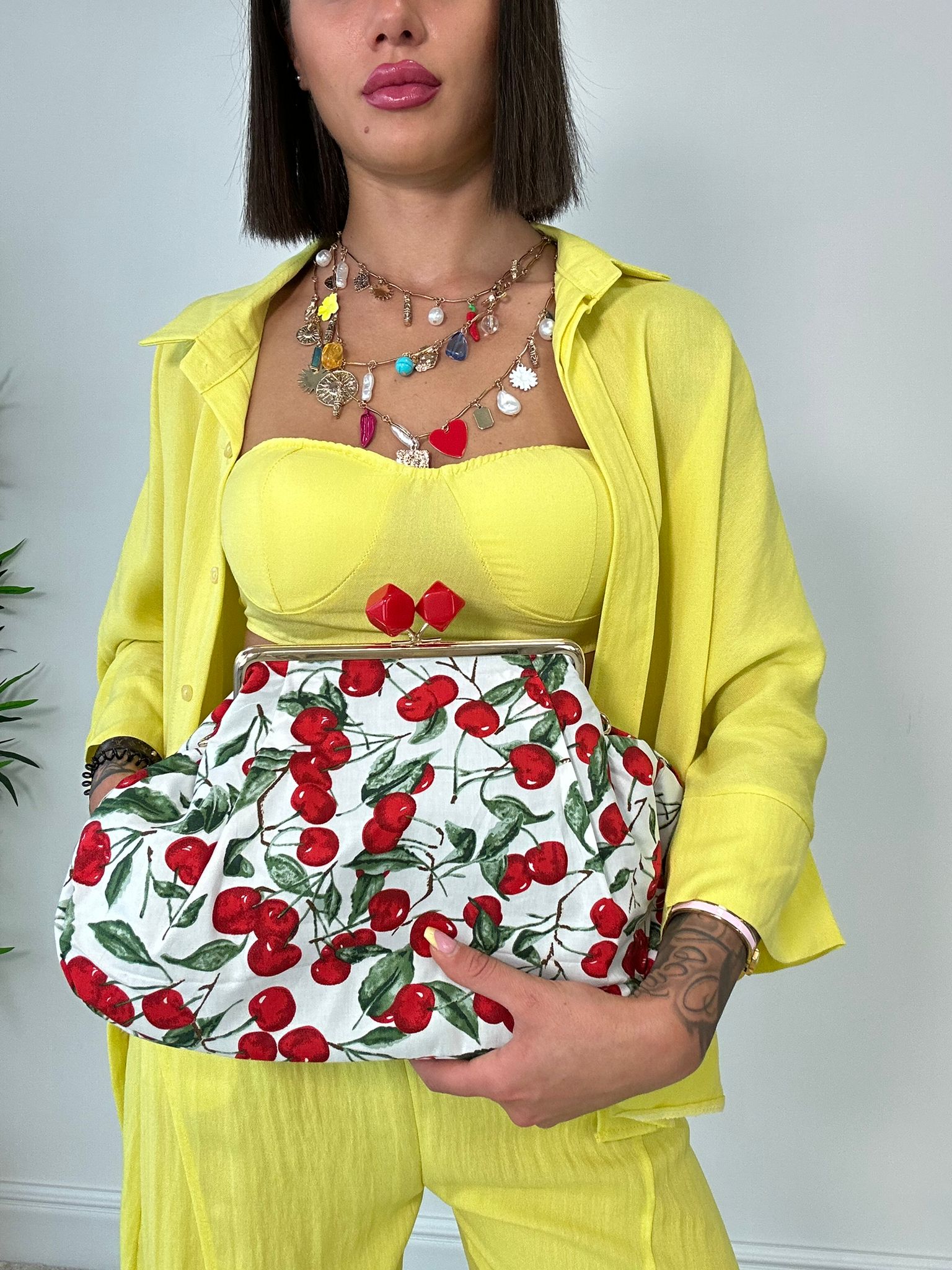 Borsa Estia Piccola - Ciliegie