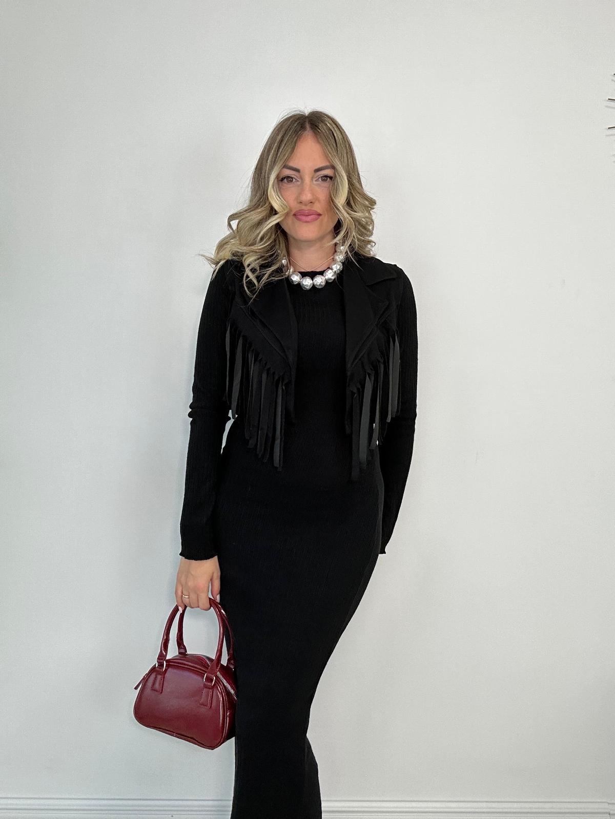Abito con Gilet - Nero