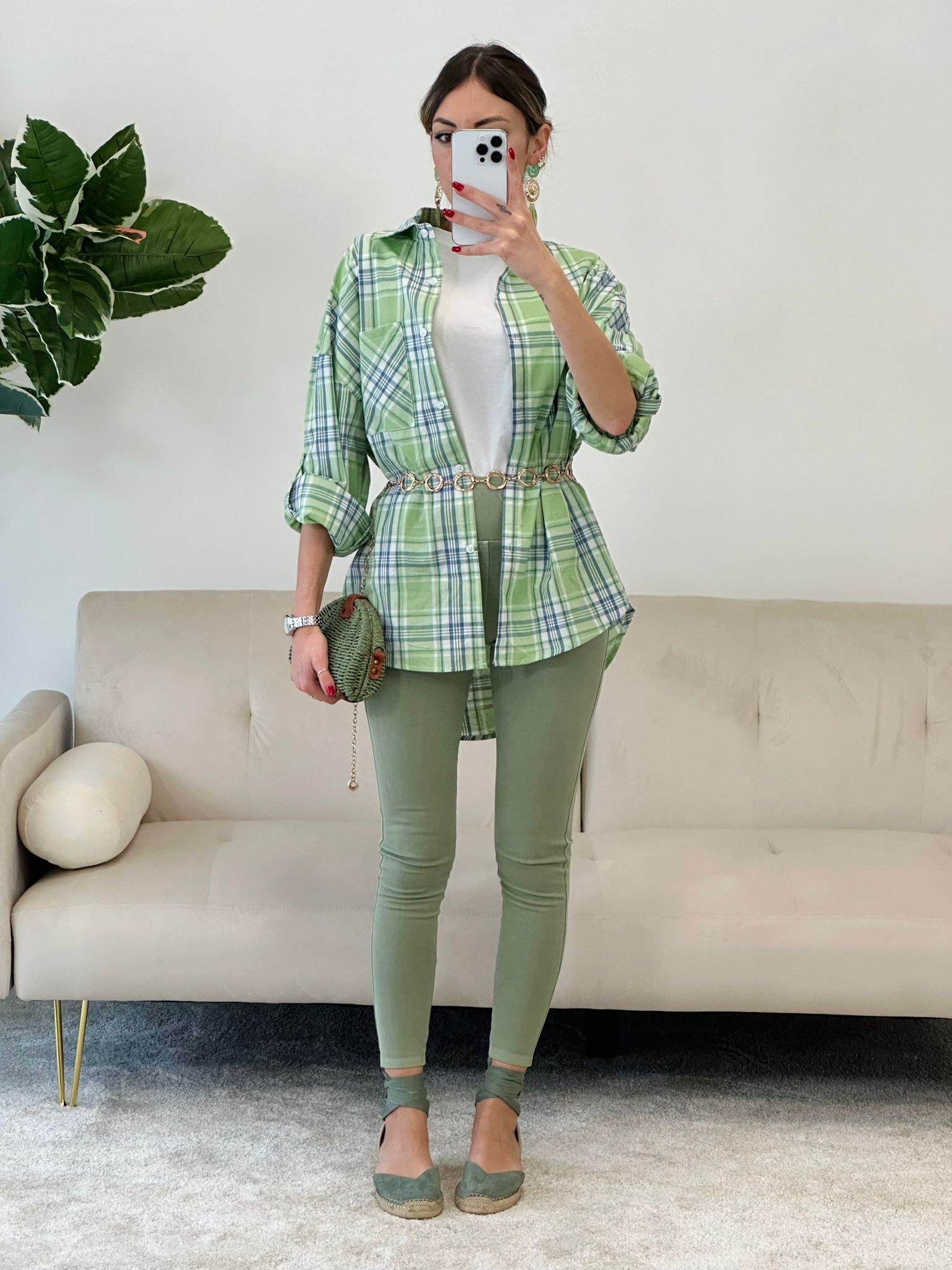 Pantalon legging - Vert