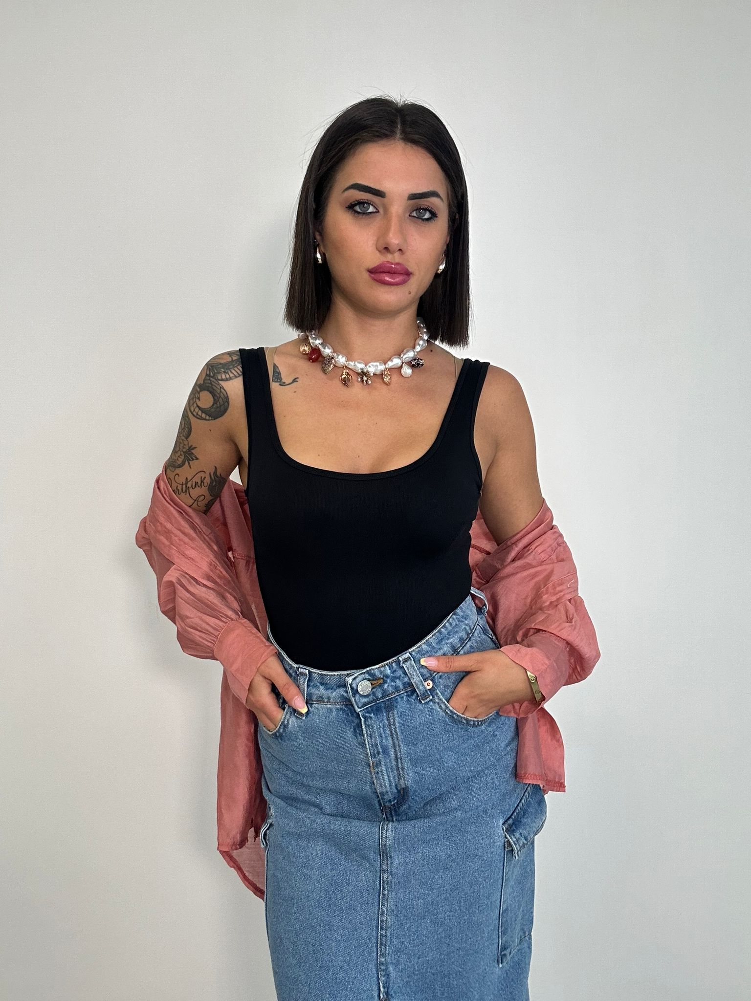 Camicia Basic - Pesca