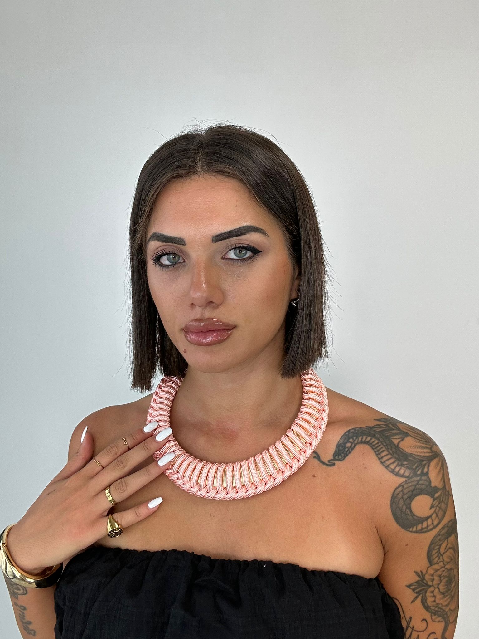 Collana girocollo - Rosa