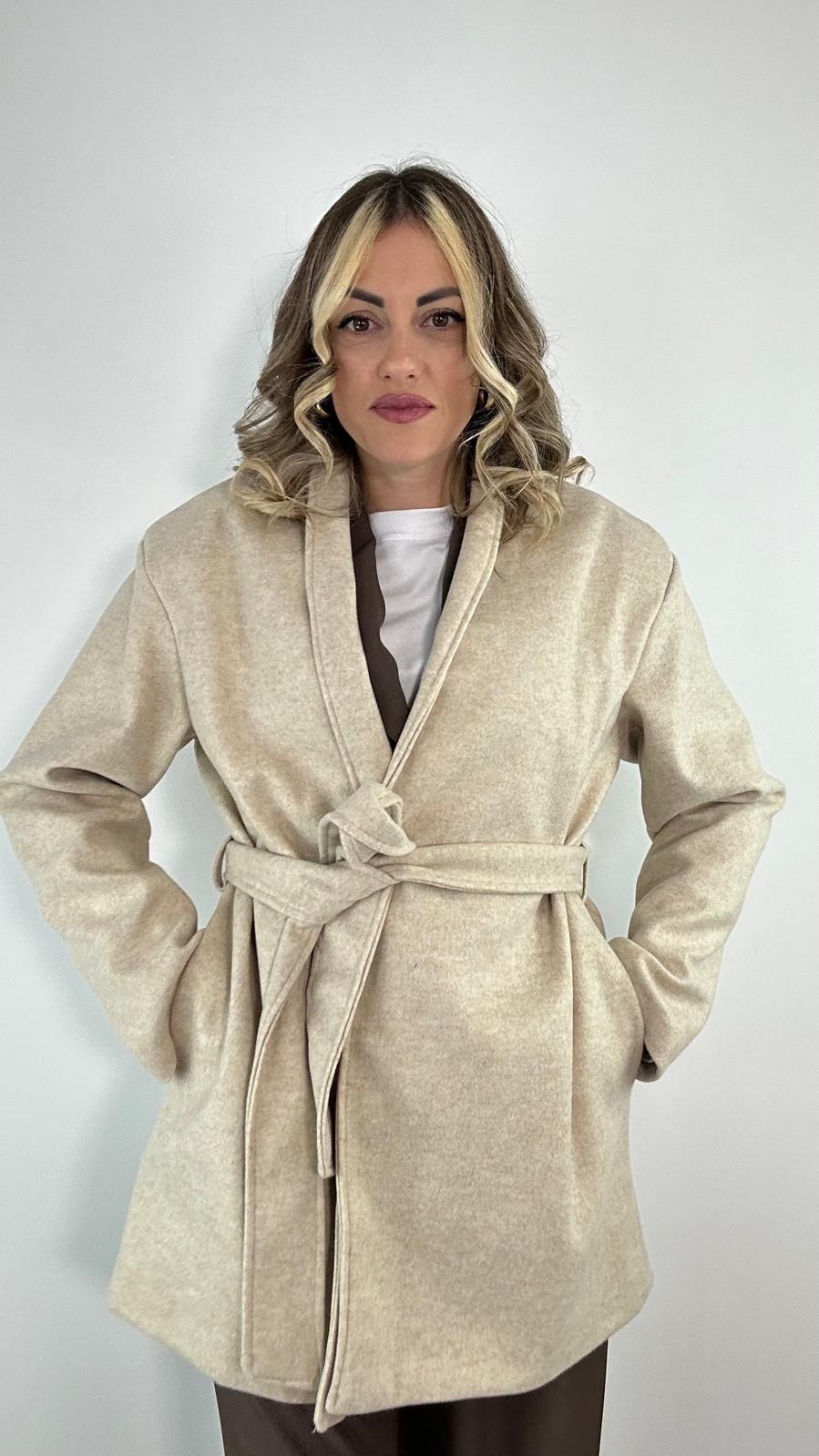 Cappotto 6758 - Beige Chiaro