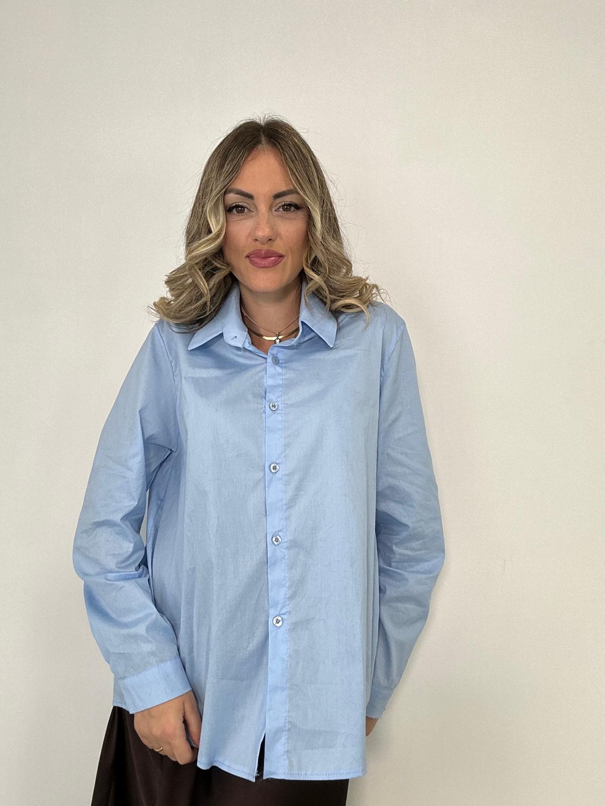 Camicia Basic 30312 - Celeste