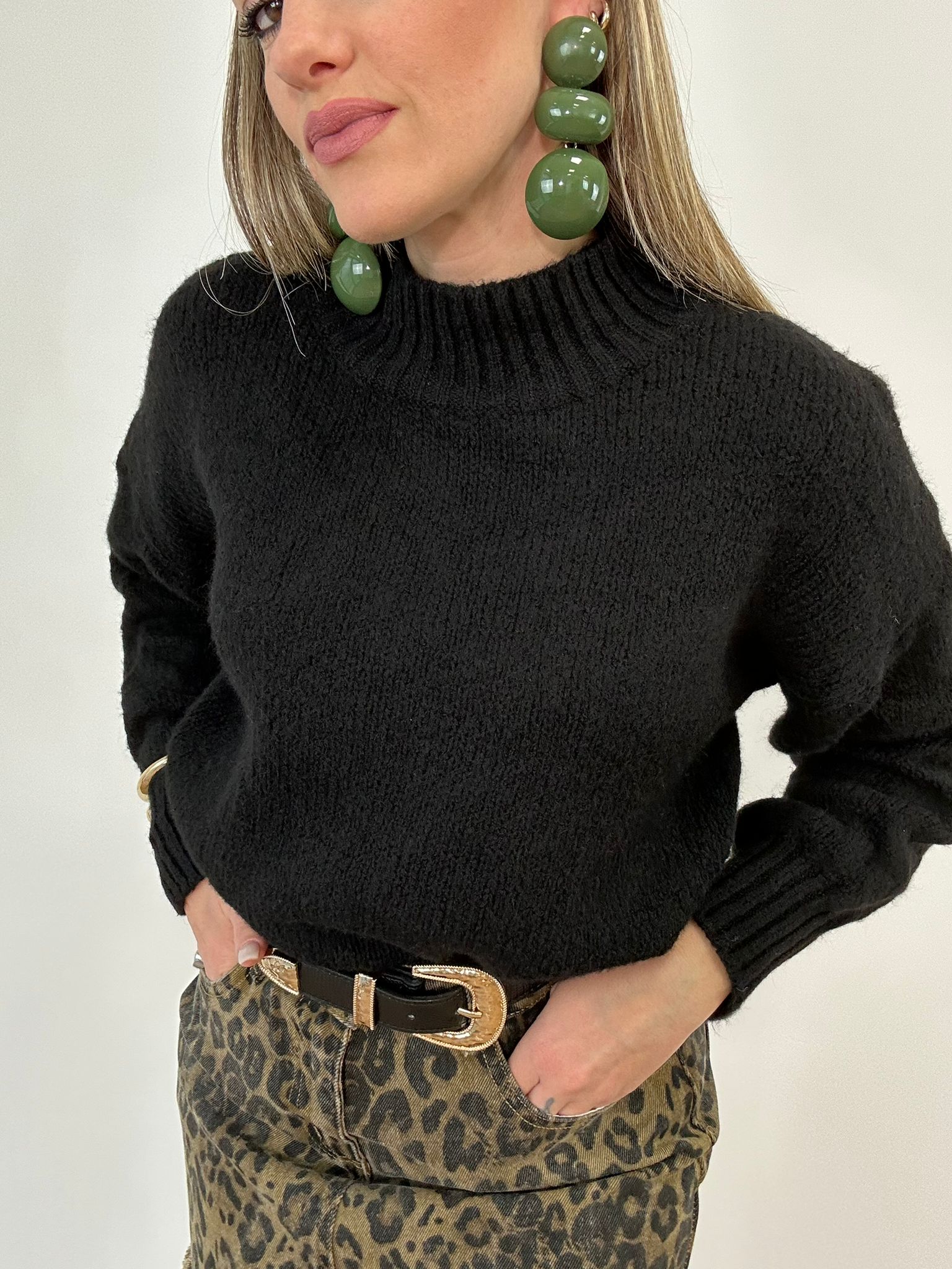 Maglione A2516 - Nero