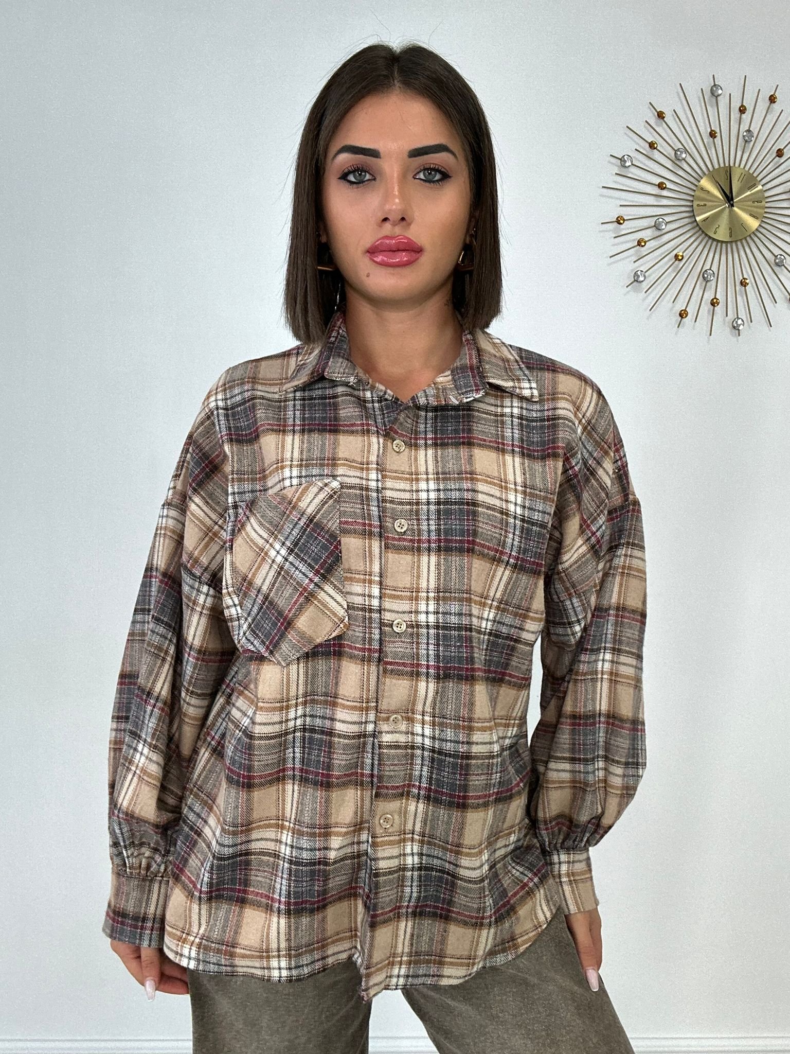 Camicia 24616 - Beige