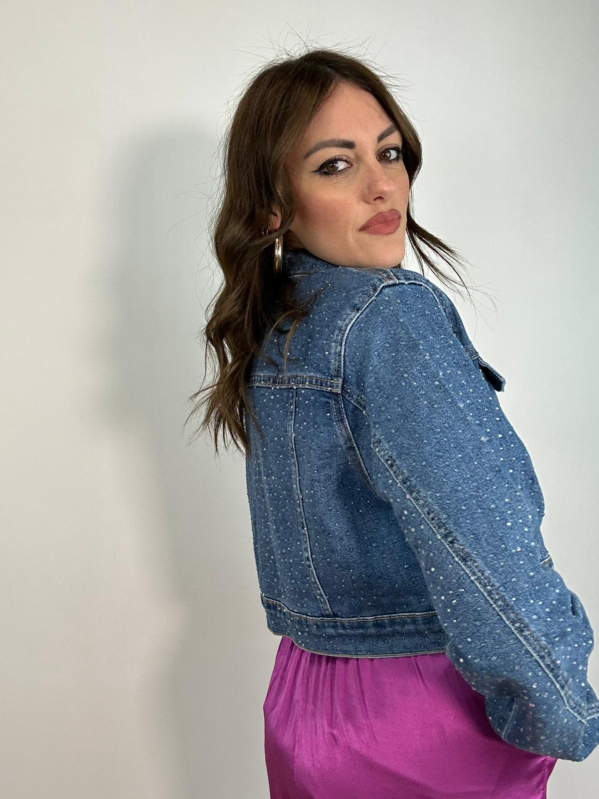 Giacca Crop MI24186 - Lavaggio Chiaro