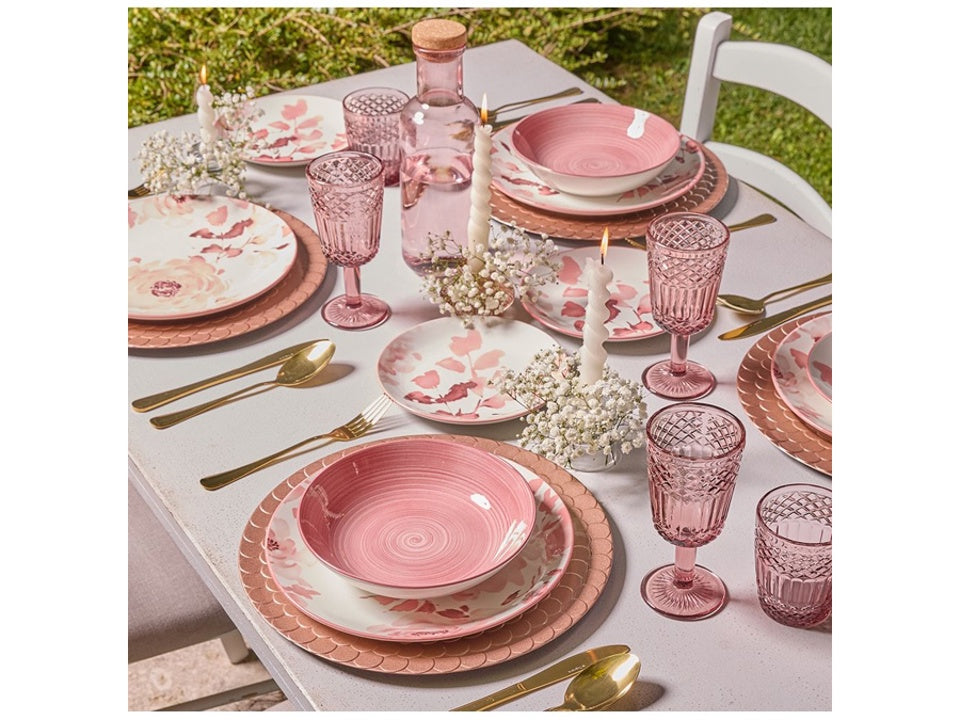 SERVIZIO PIATTO CERAMICA 18pz ROSELYN MADISON