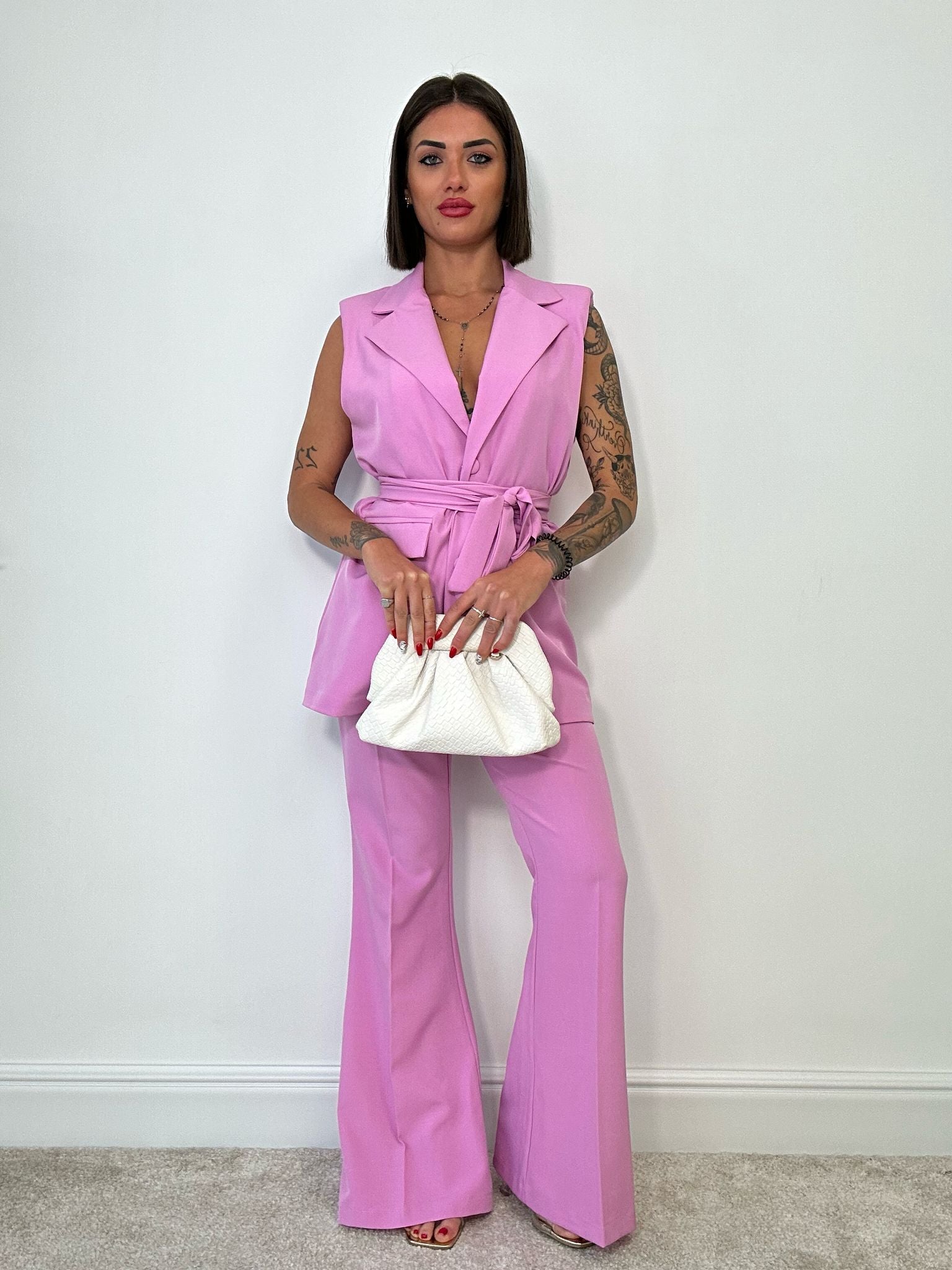 Tailleur Monique (Blazer + Pantalone) Rosa
