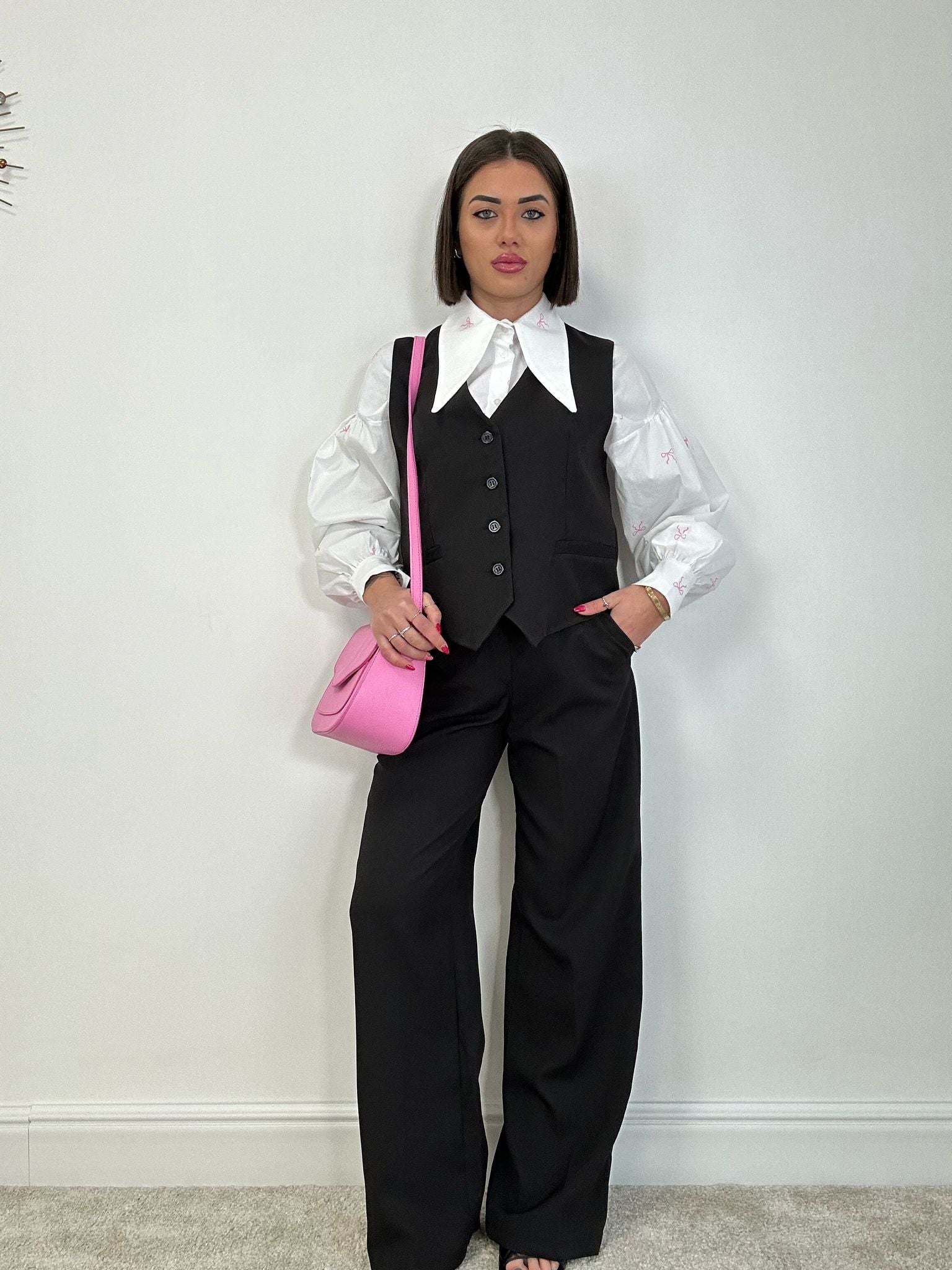 Tailleur Hilary (Gilet + Pantalone) Nero
