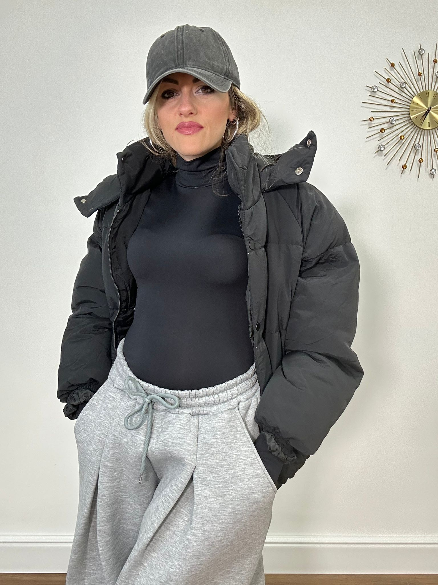 Giubbotto Bomber ALG1003 - Nero