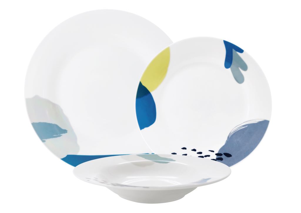 Servizio piatti da 18pz Beta Ibiza - Bianco