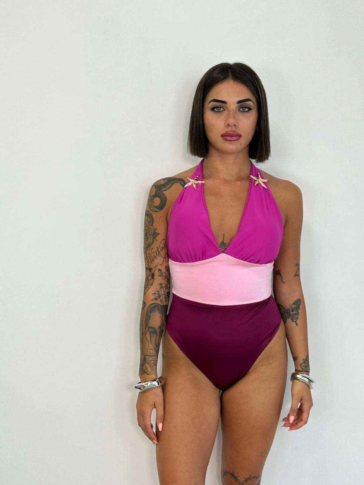 Costume intero - Magenta e Fucsia