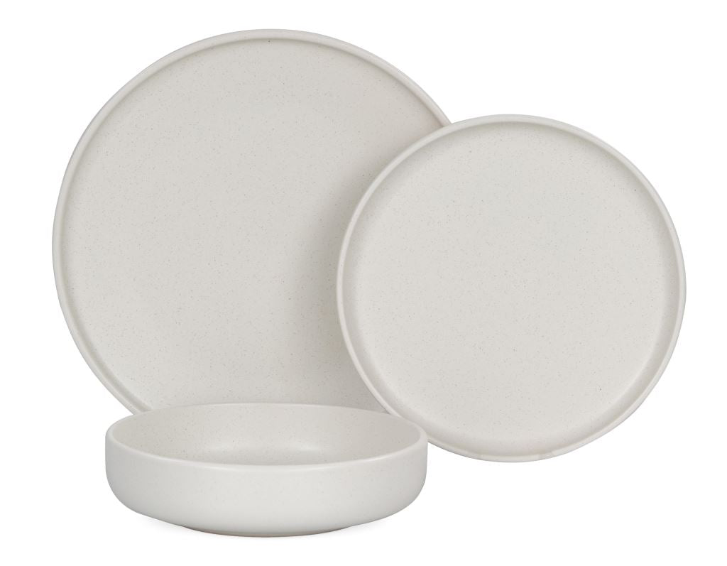 Servizio piatti DC da 18pz Skandik mix - pepper white