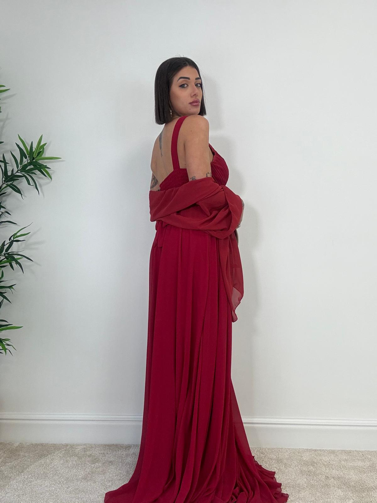 Robe Era - Rouge foncé
