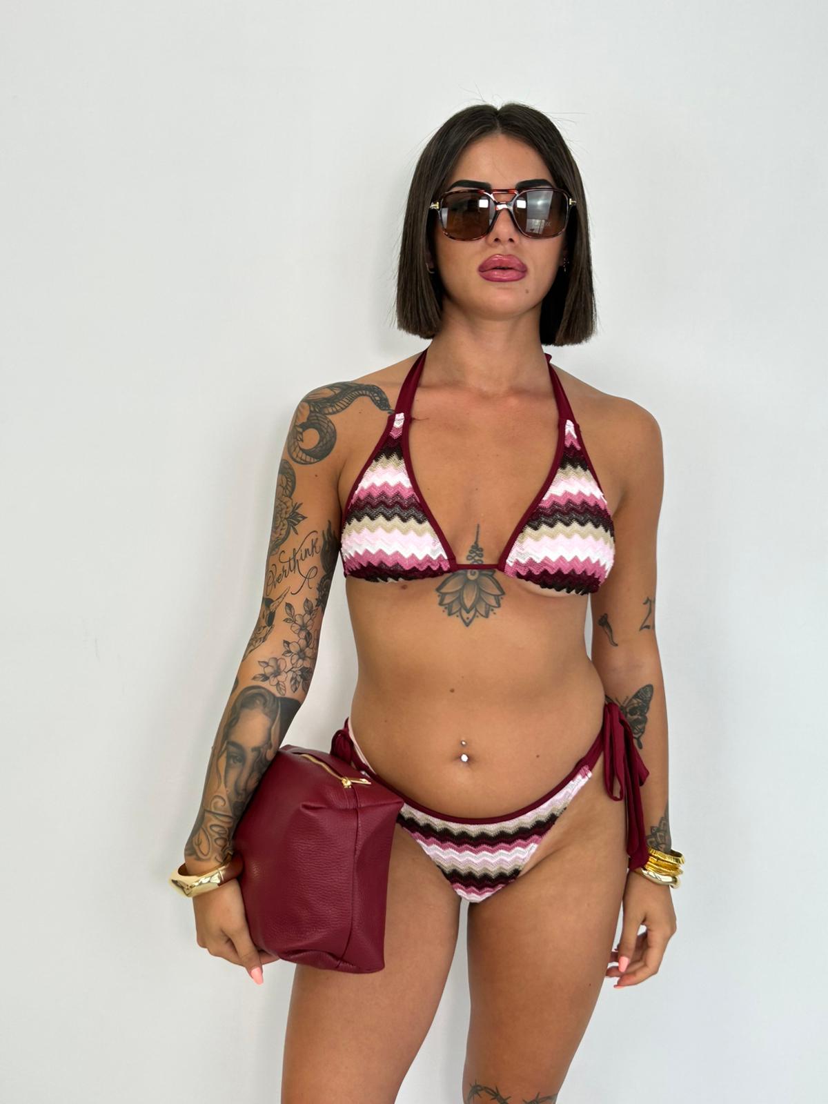 Costume due pezzi - Magenta