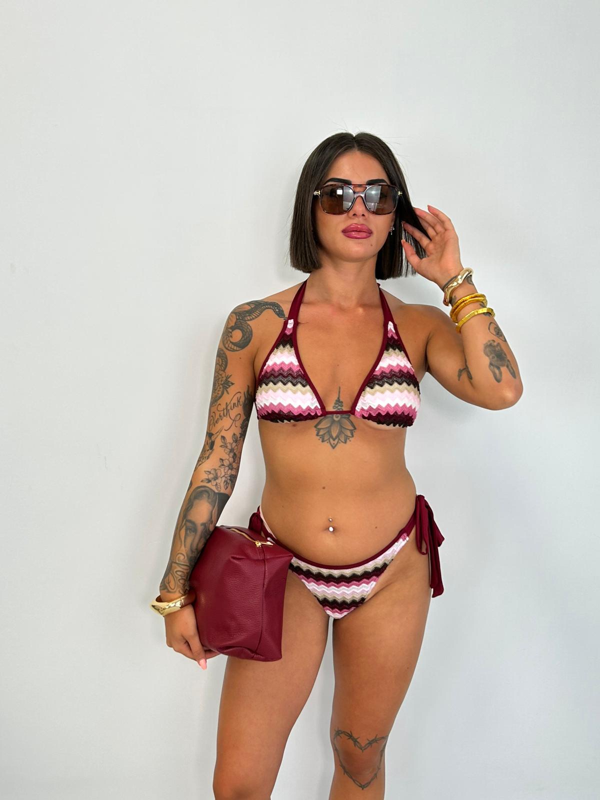 Costume due pezzi - Magenta