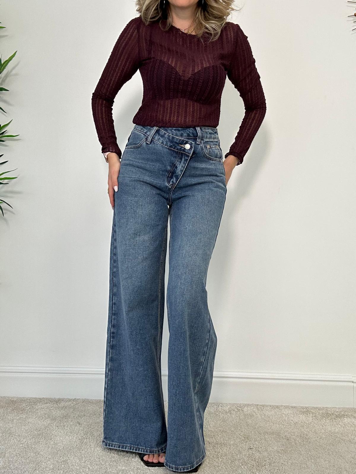 Jeans a palazzo MI25107