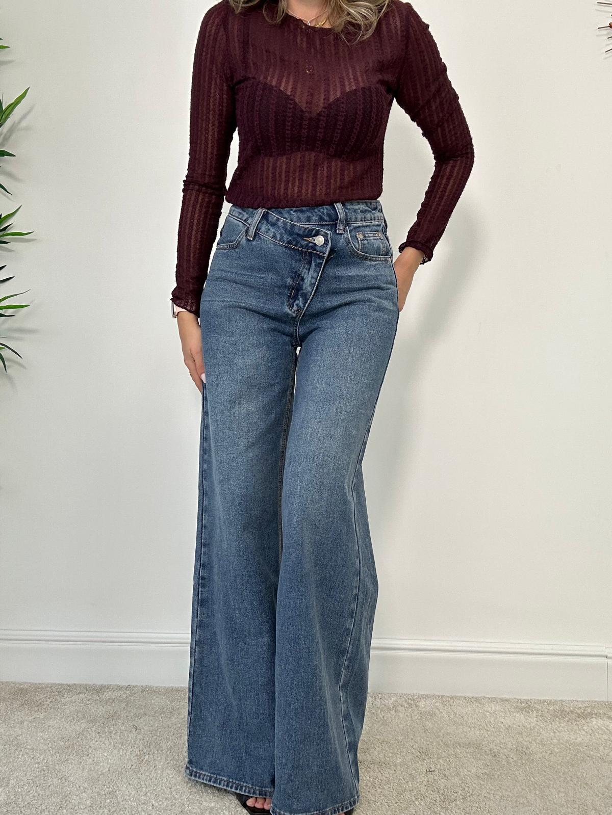 Jeans a palazzo MI25107