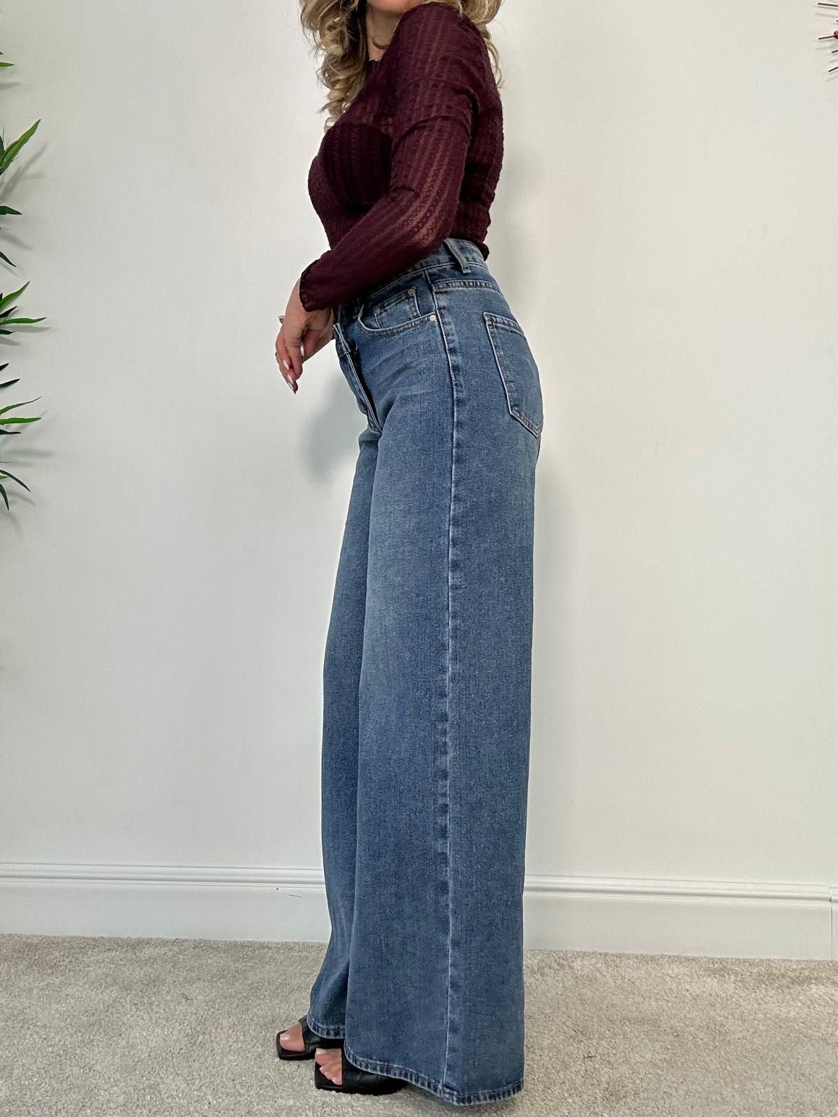 Jeans a palazzo MI25107