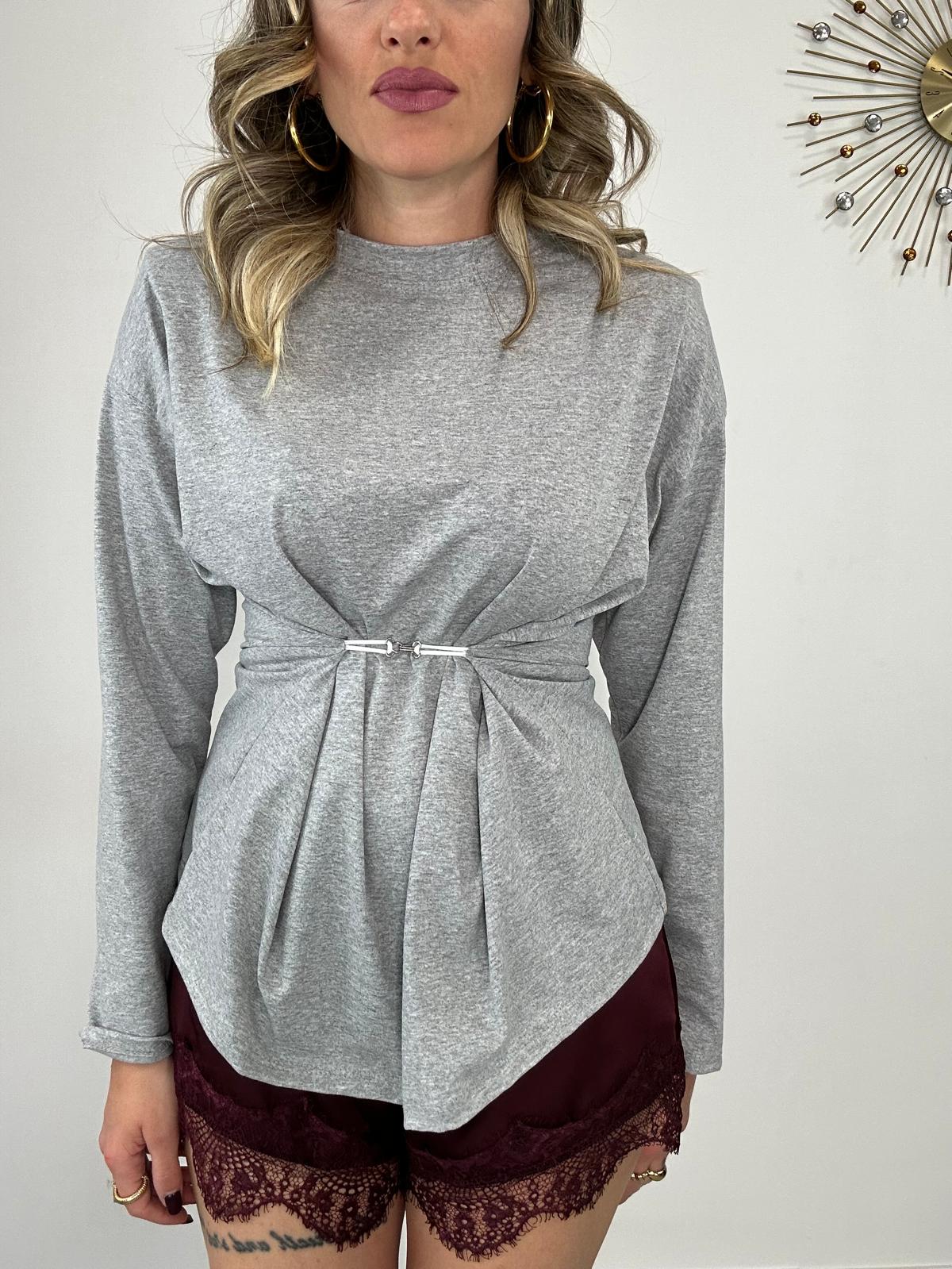 Maglia con gancio 5497 - Grigio