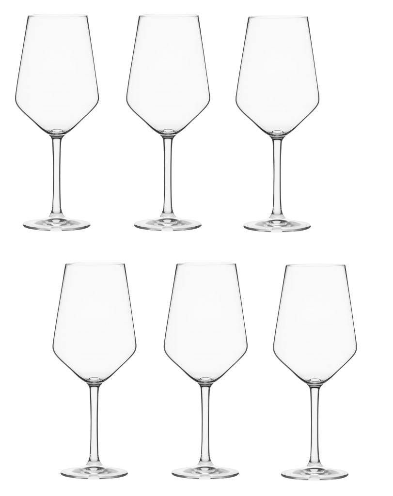 Set Calici 6pz Rcr pervino in cristallo