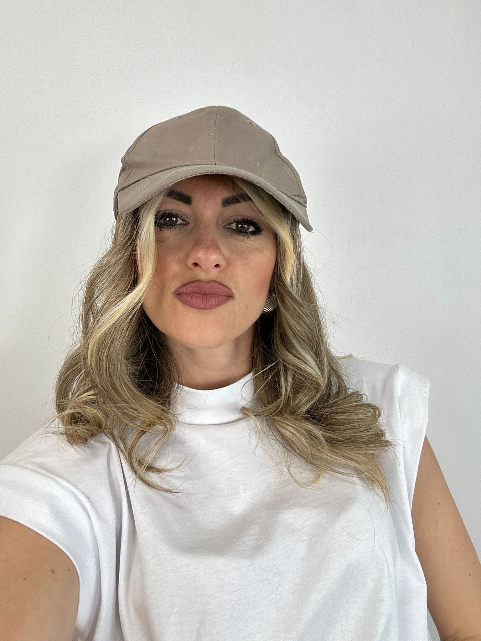 Berretto con visiera - Fango