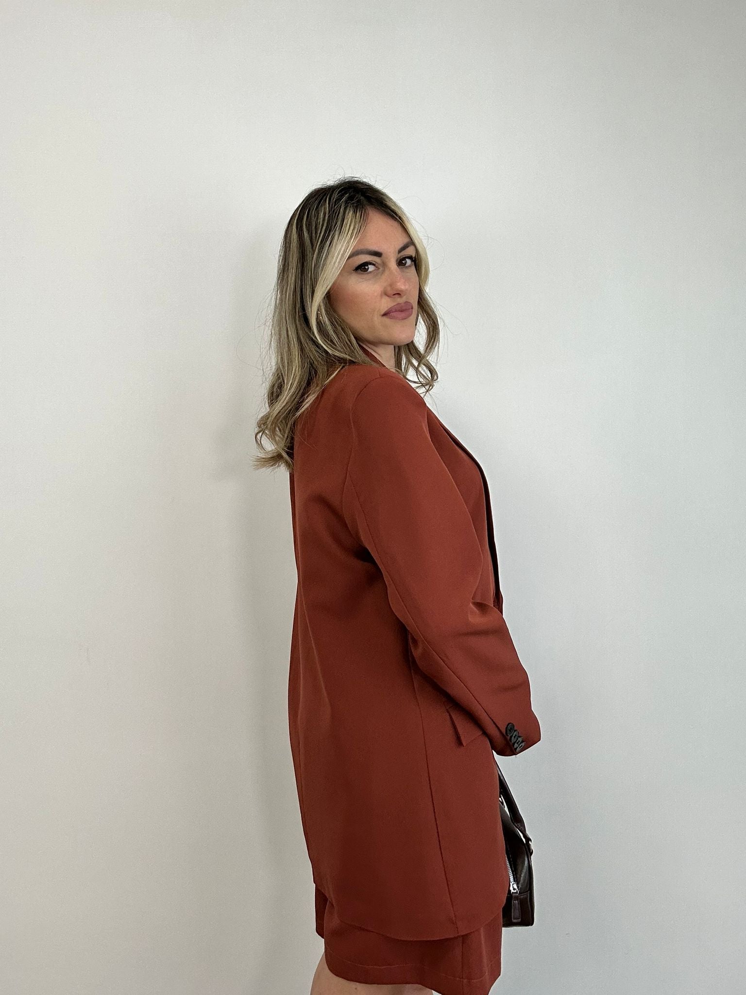 Coordinato M12085(Blazer + Bermuda) Coccio