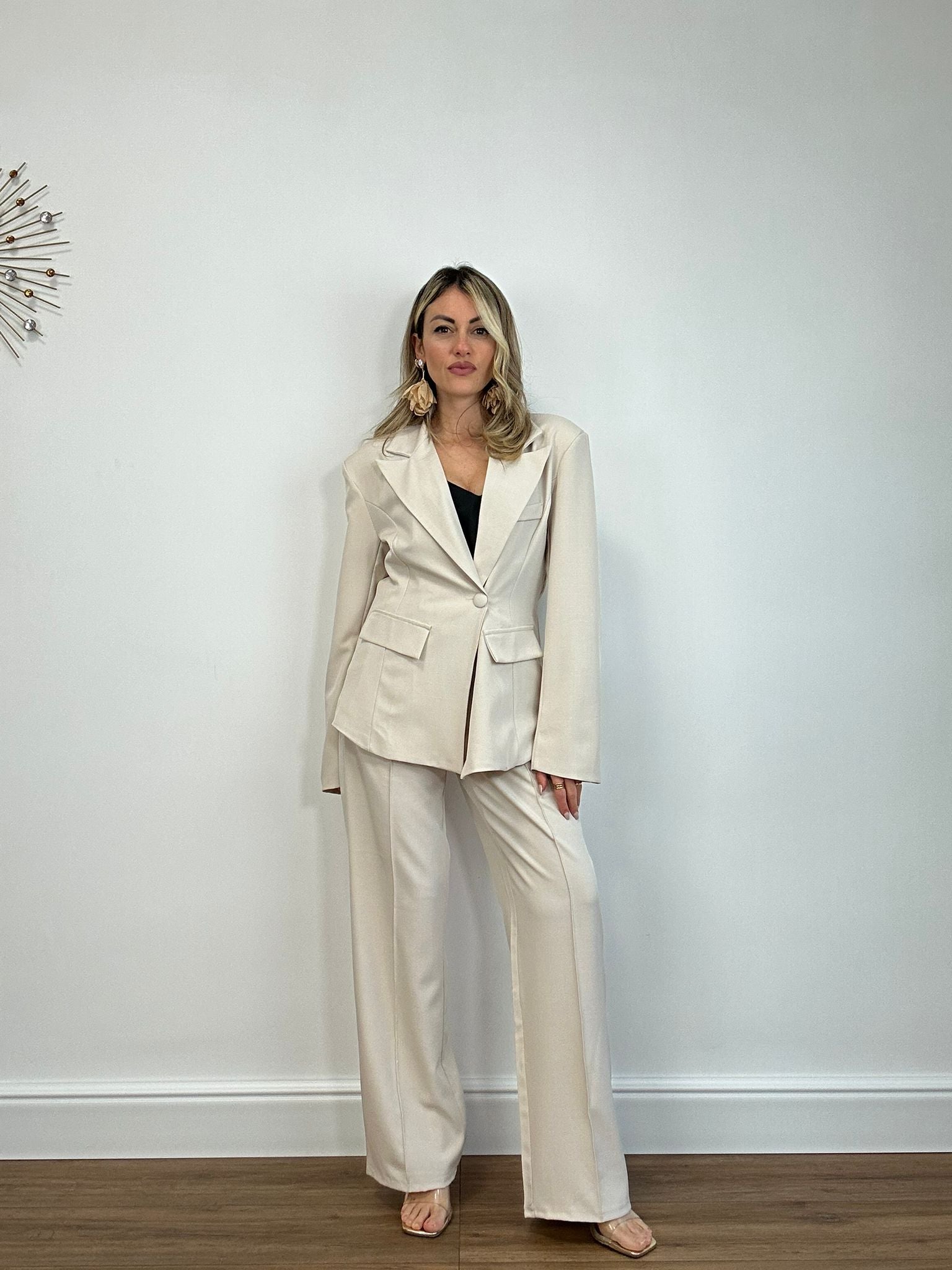 Tailleur 82020 (Blazer + Pantalone) Panna