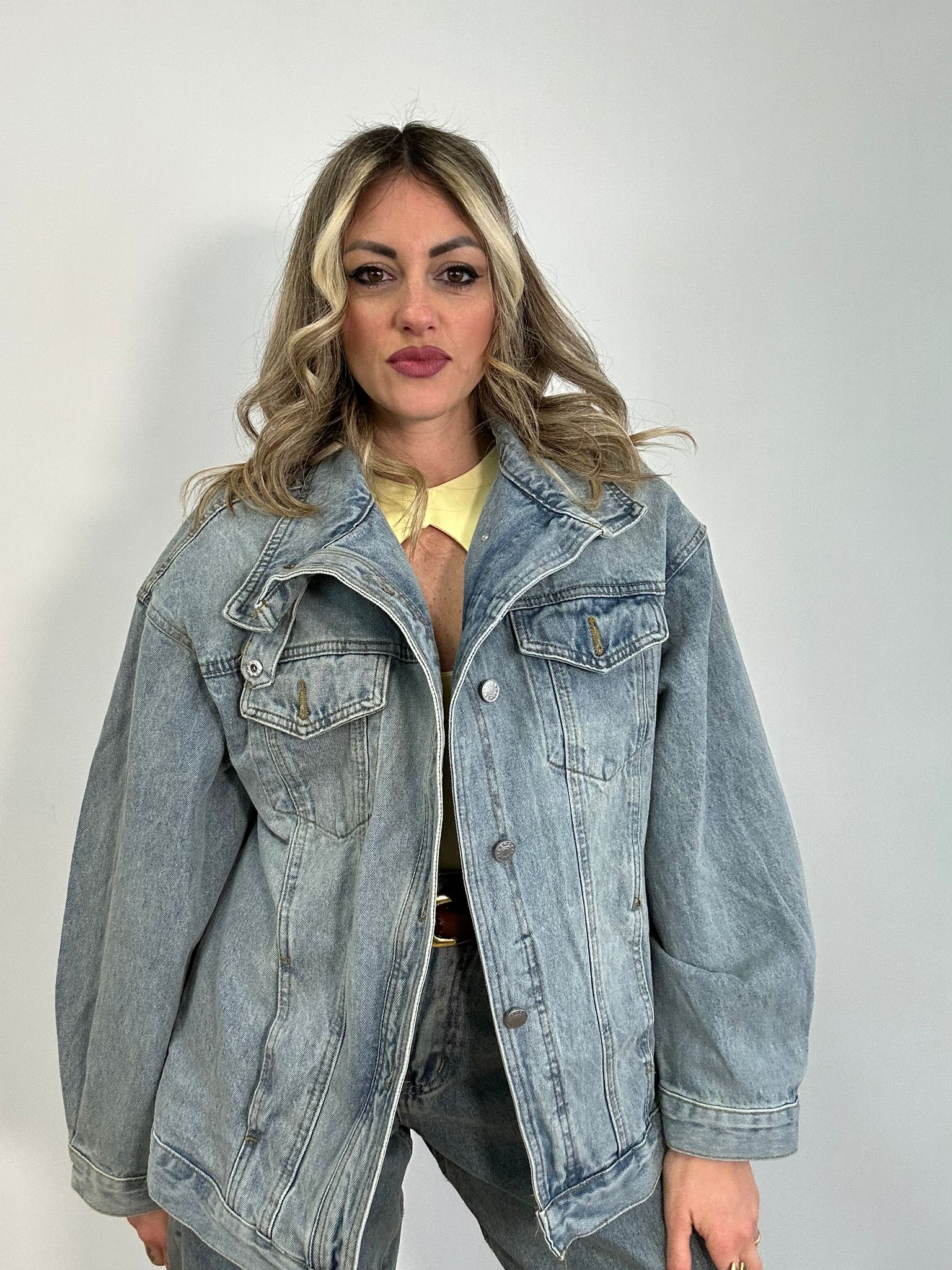Giacca di Jeans Oversize 6665