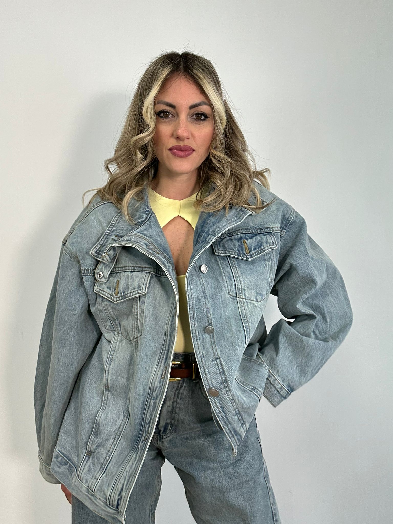 Giacca di Jeans Oversize 6665