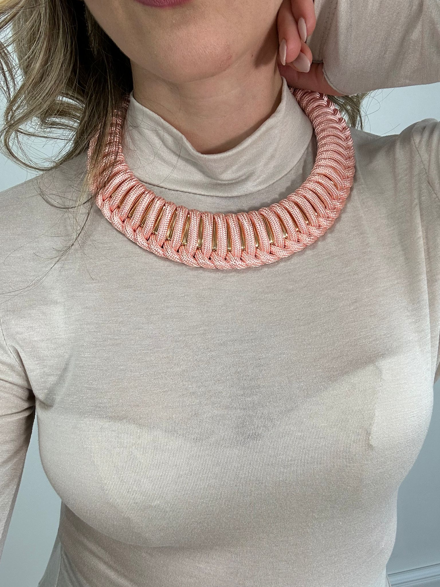 Collana girocollo - Rosa