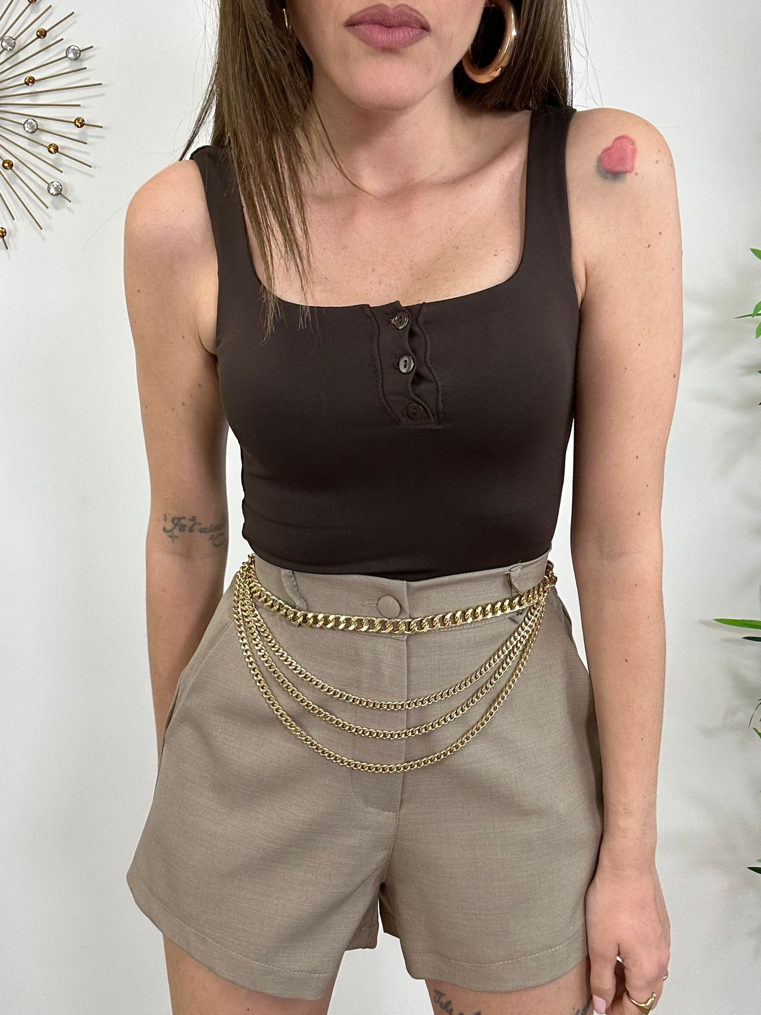 Pantaloncino Classico - Fango