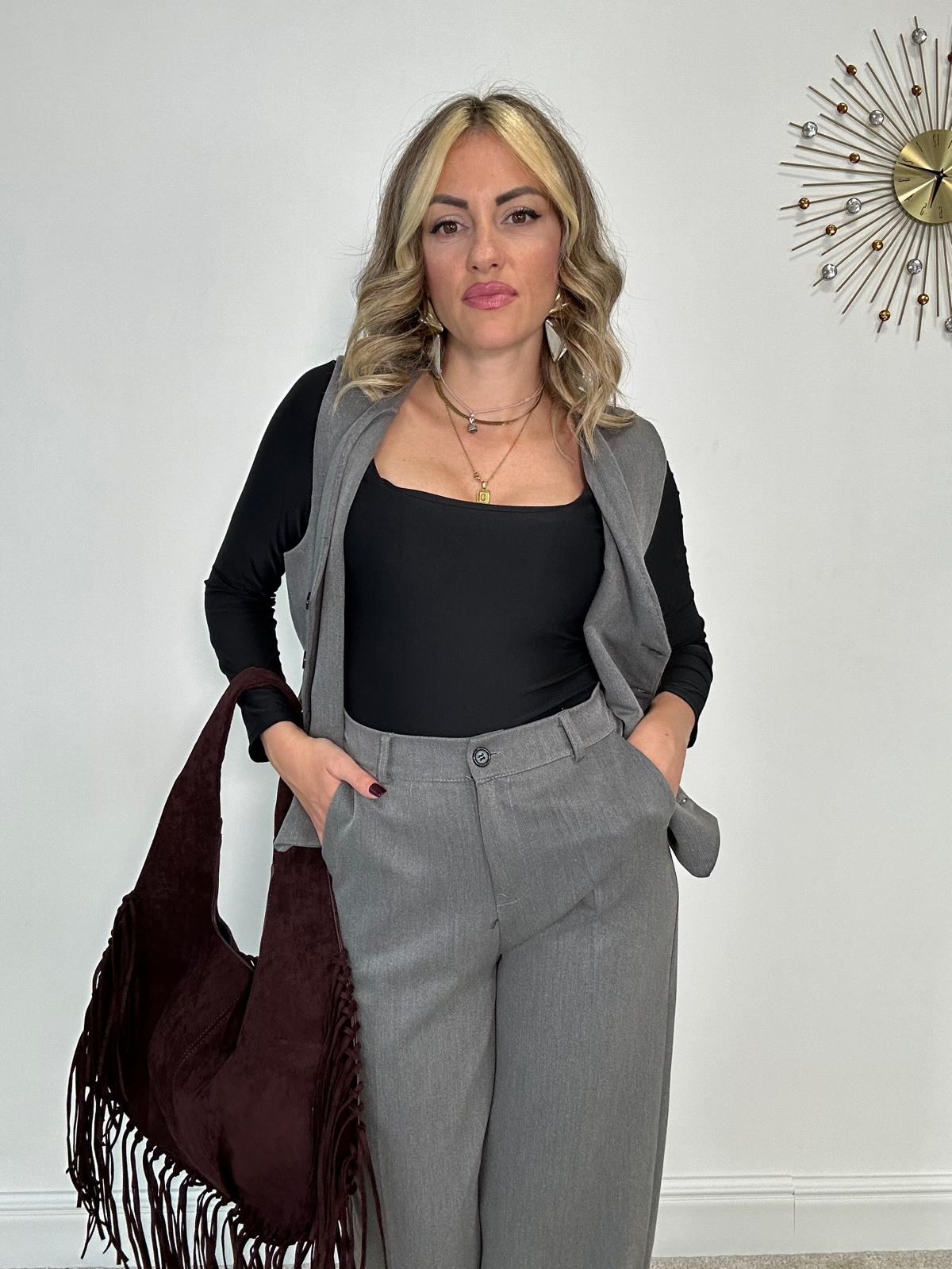 Tailleur Hilary (Gilet + Pantalone) Grigio