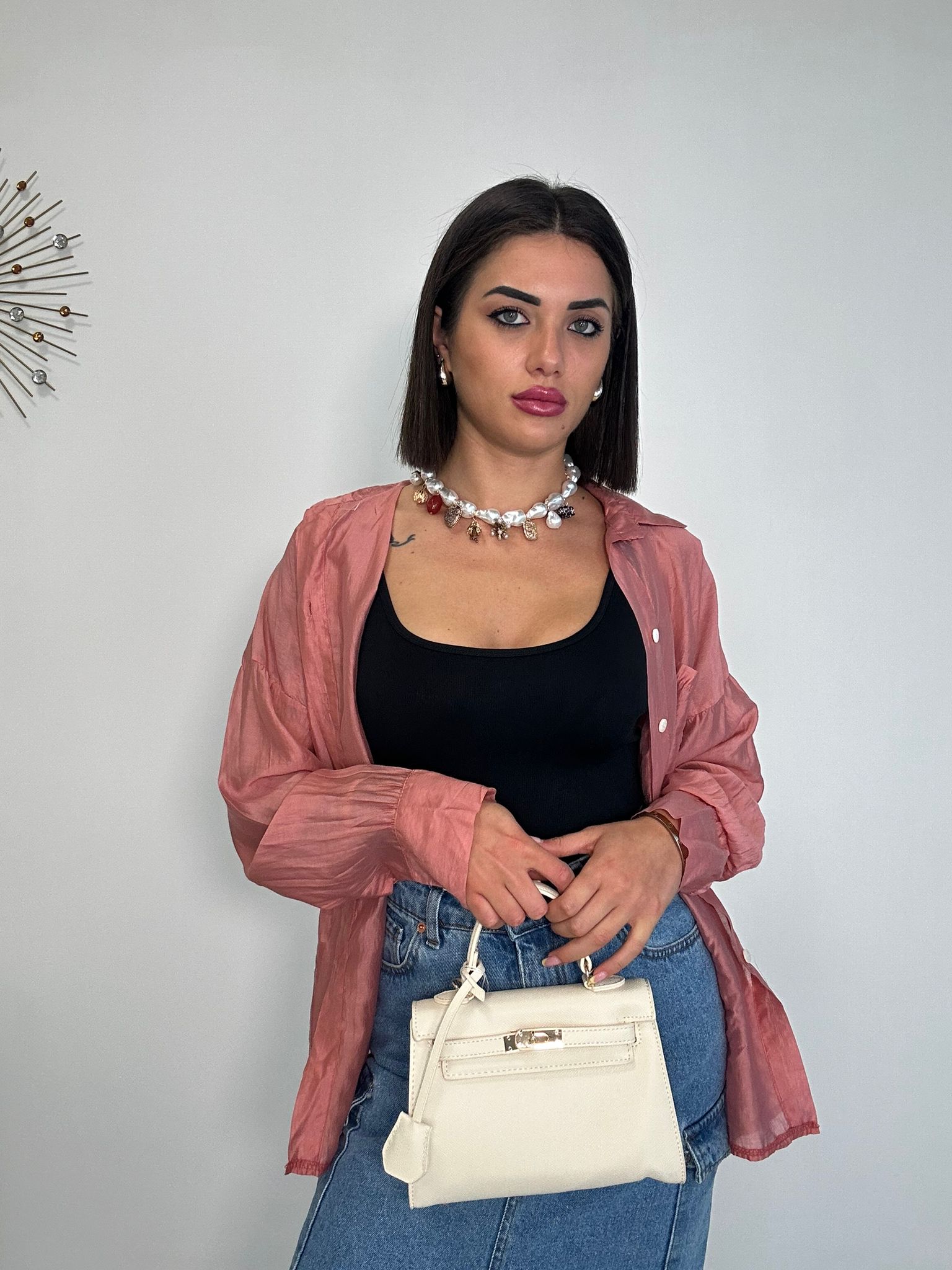 Camicia Basic - Pesca