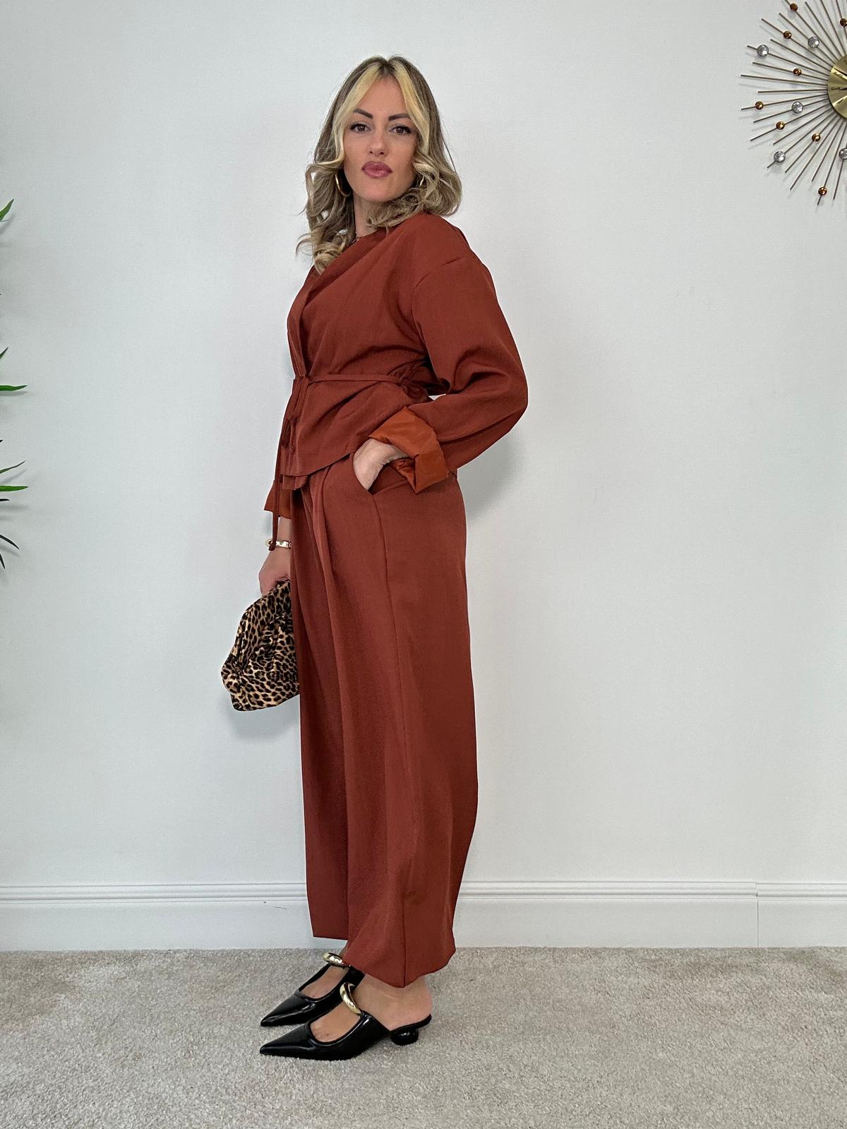 Coordinato 6699 (Giacca+ Pantalone) Coccio