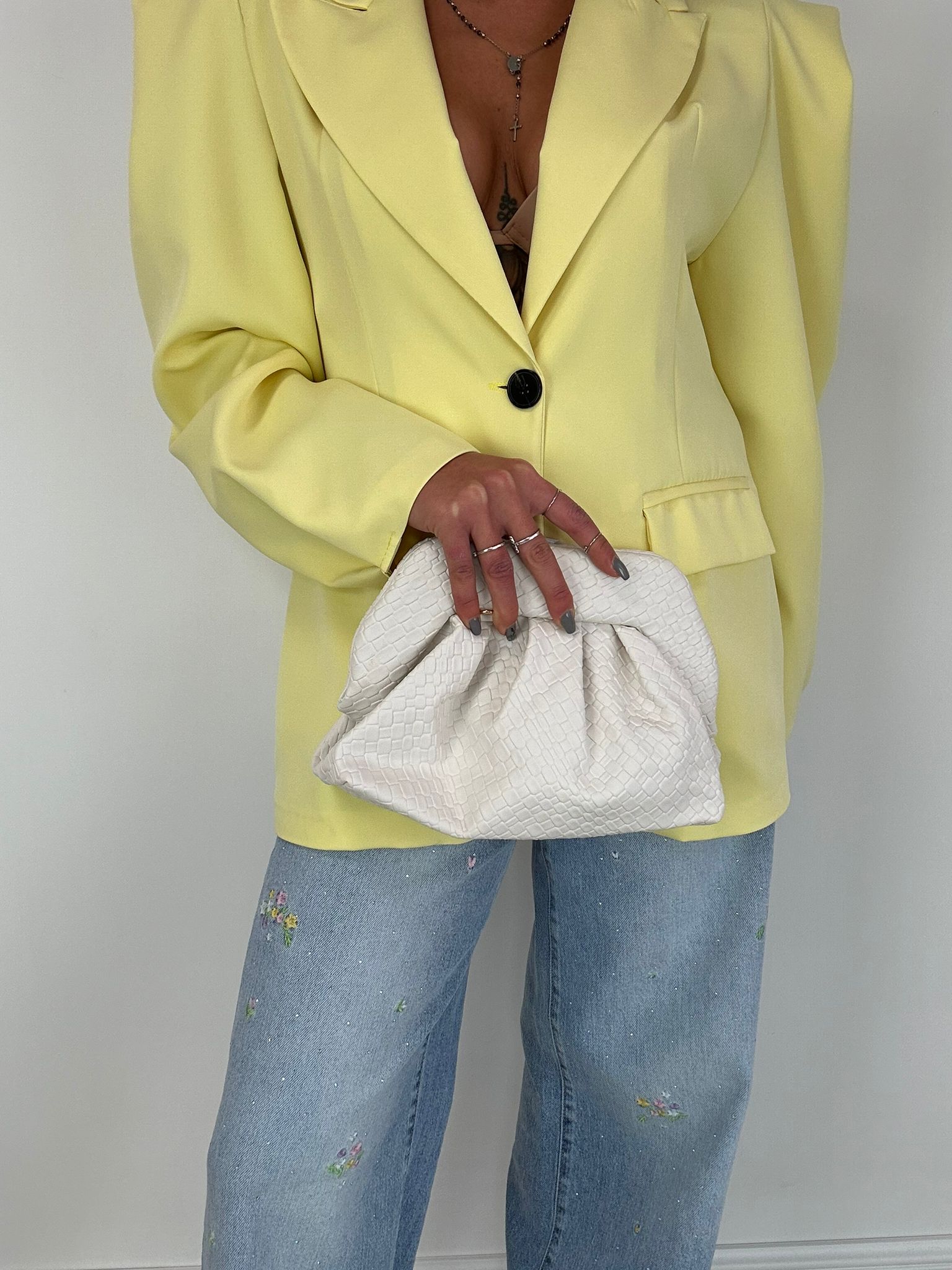 Borsa Venere - Stampa Cocco Panna