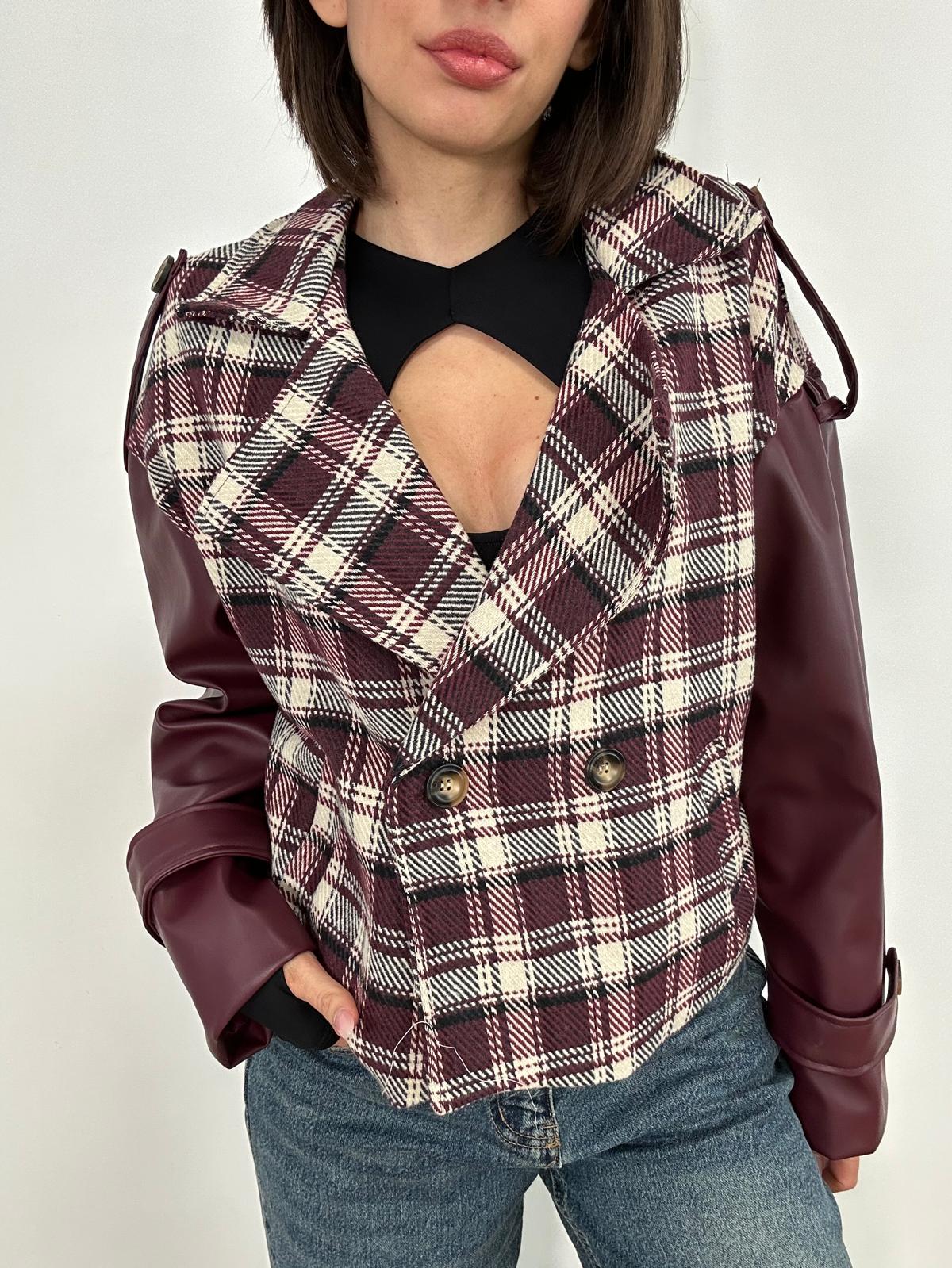 Giacca a Quadri 87517 - Bordeaux