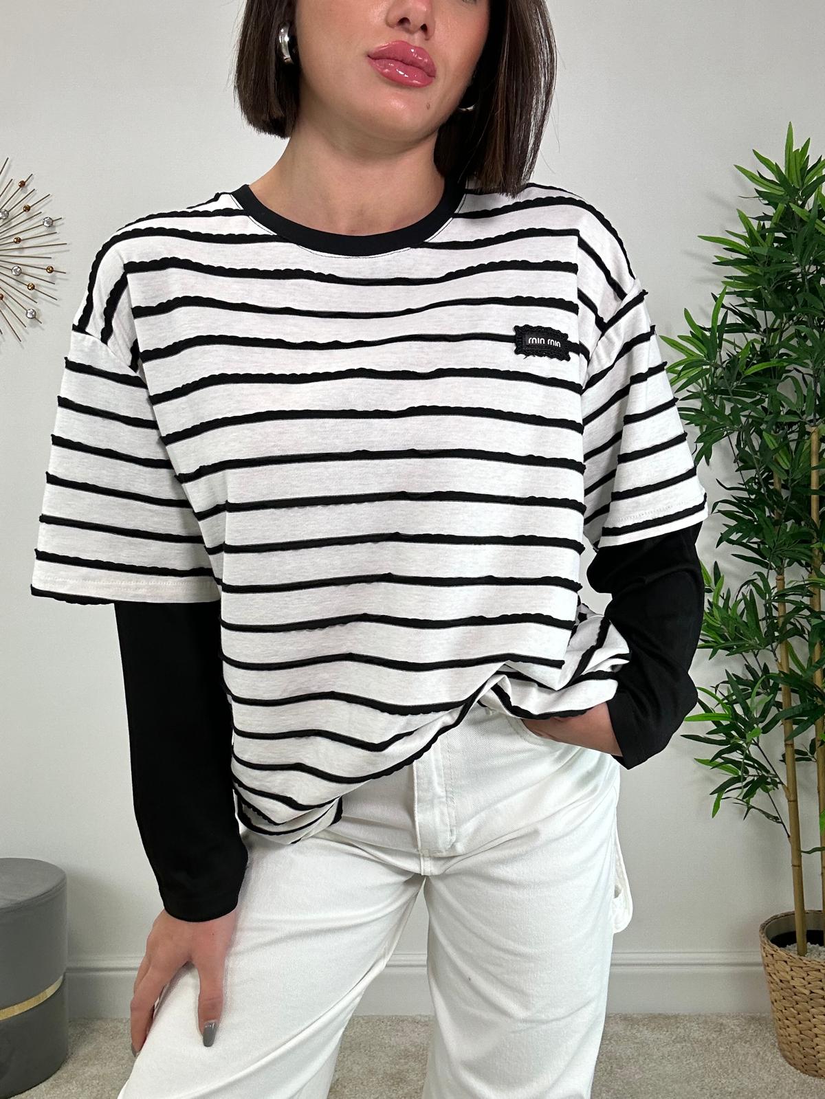 Maglia a righe - Bianco e Nero