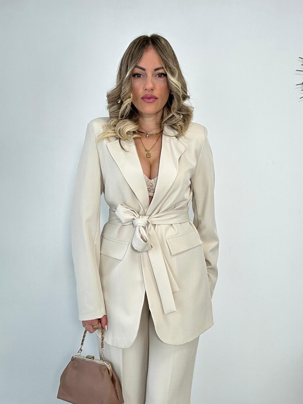 Tailleur Parigi (Blazer + Pantalone) Panna