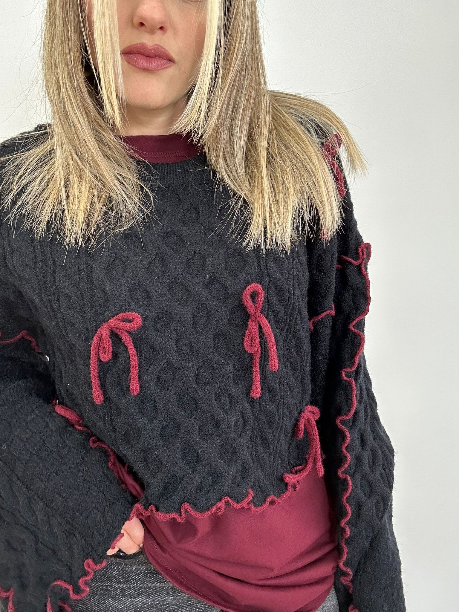 Pullover PL7057 - Schwarz