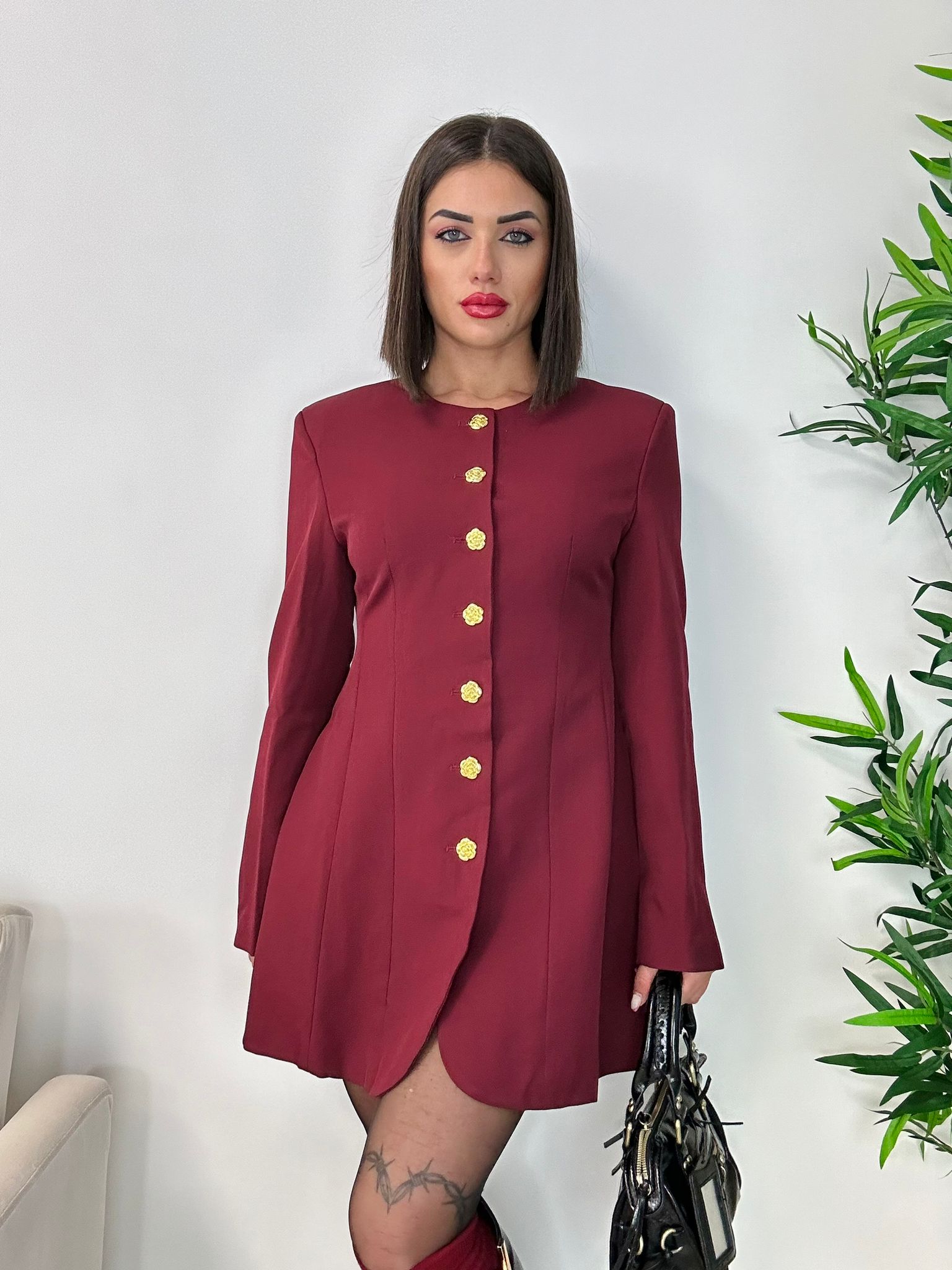 Robe Alessandra - Bordeaux